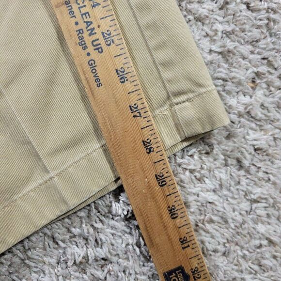 LL Bean Pants Mens 36x29 Beige Classic Fit Chino Casual Preppy Khaki - Picture 4 of 7